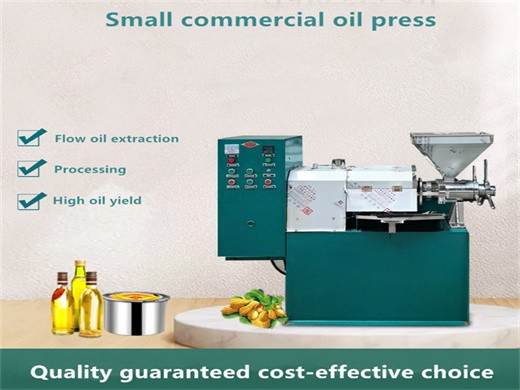 price industrial soybean cold press oil machine